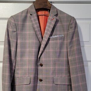 Ted Baker London Sample Polyester/Wool Blazer Sport Coat Size 4